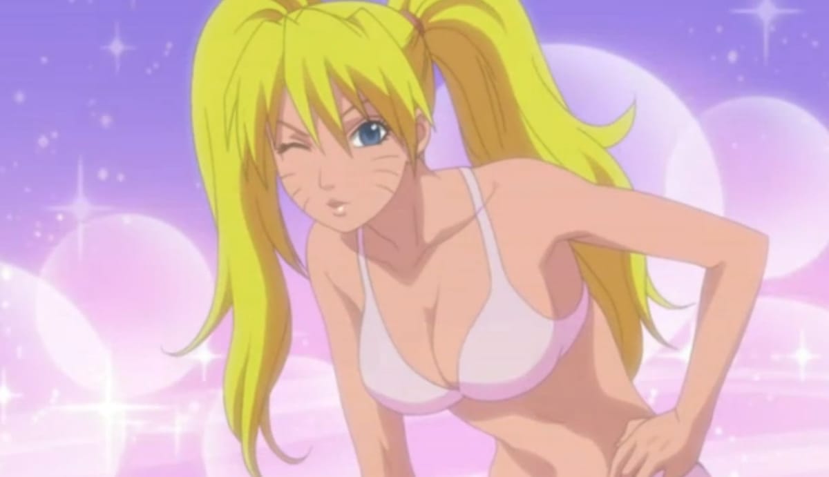 Naruto transformado em Mulher